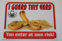 Warning signage