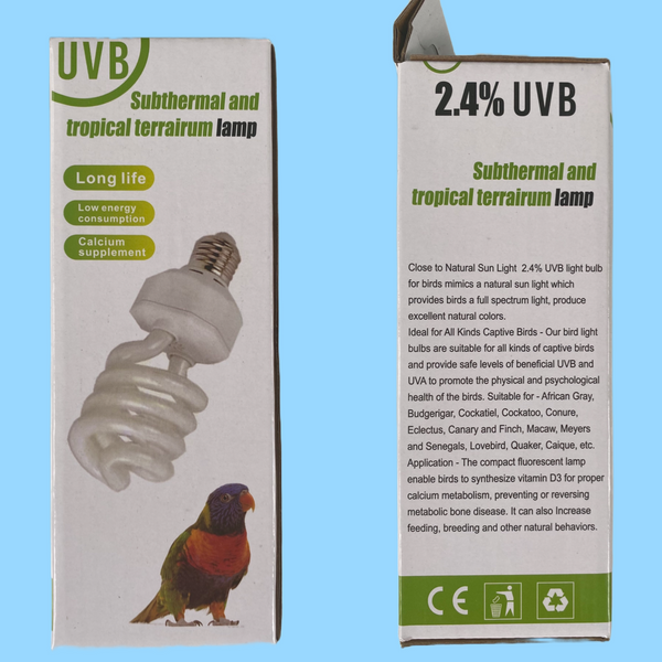 2.4% UVB light
