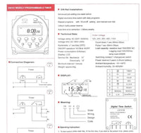 Digital Timer Switch (Weekly Programmable)